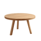 TREBEN Coffee Table ⌀80 Solid Oak