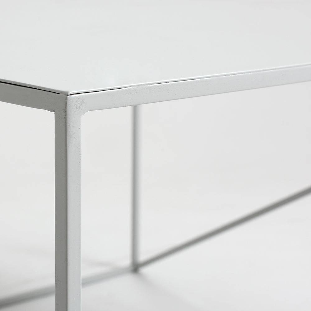 Tavolino MEMO METAL 80x80 grigio