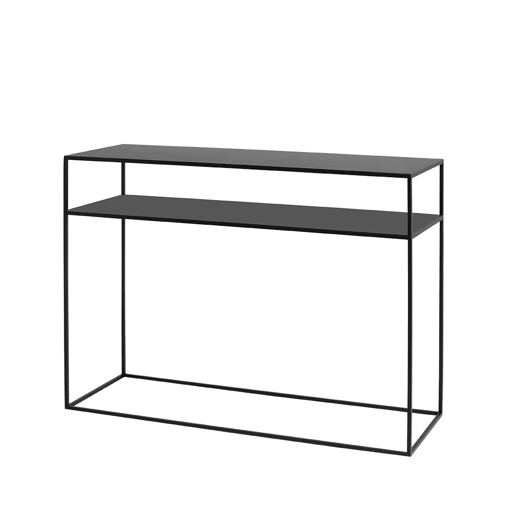 Console TENSIO 2 Floor Metal 100x35 - Nero