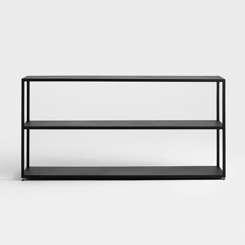 Libreria HYLLER METAL 150x75 - Nero