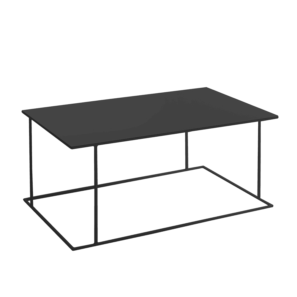 Tavolino WALT METAL 100x60 nero
