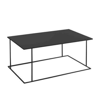 Tavolino WALT METAL 100x100 nero