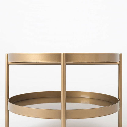 Couchtisch HANNA METALL 60 – Gold