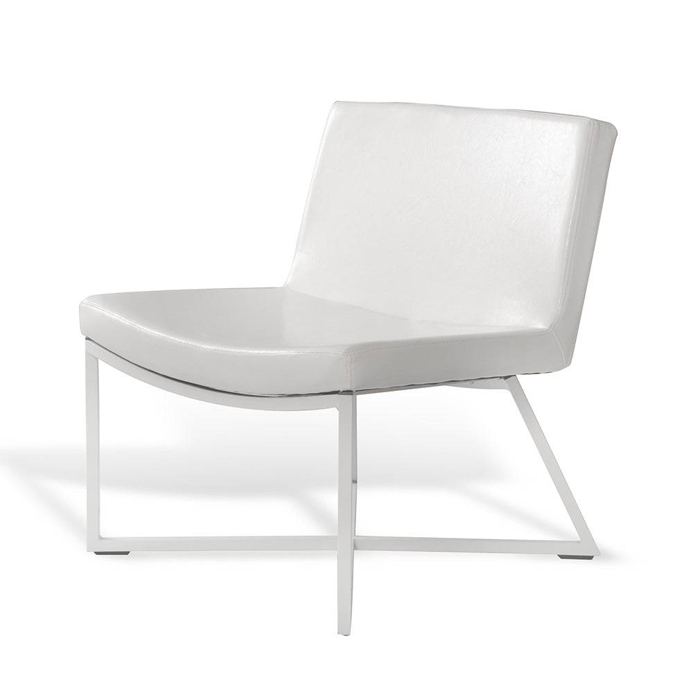 Poltrona ZERO - Ecopelle bianca