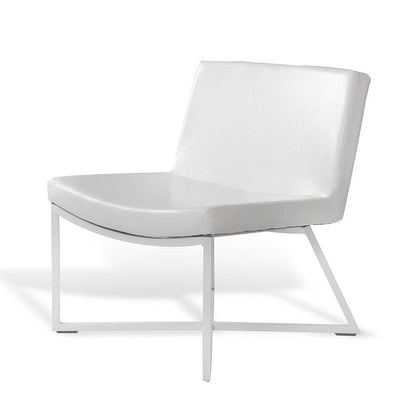 Poltrona ZERO - Ecopelle bianca