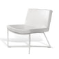 ZERO Armchair - White faux leather