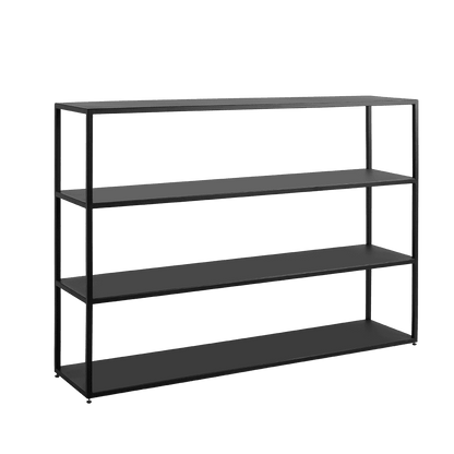 Libreria HYLLER METAL 150x110 - Nero