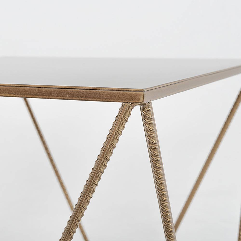 Tavolino DARYL METAL 60, oro