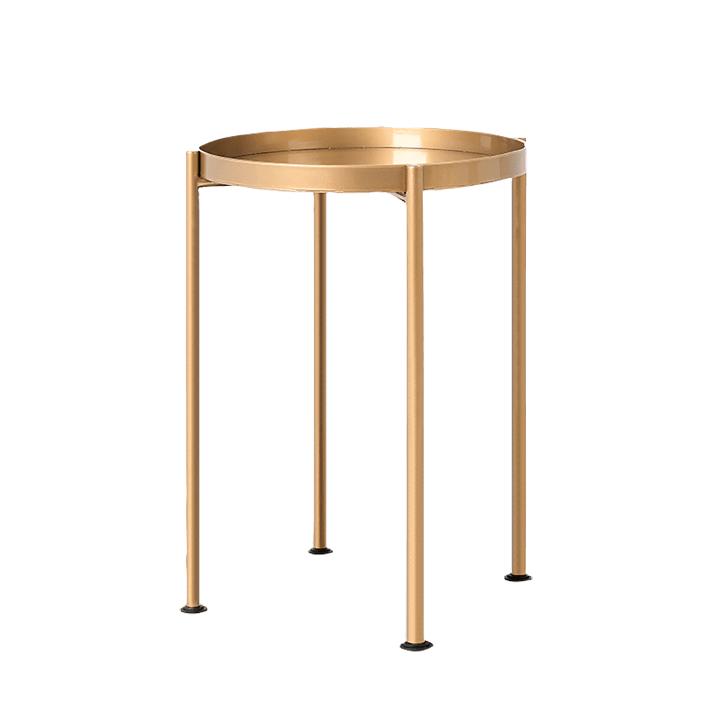 Tavolino laterale HANNA METAL - oro