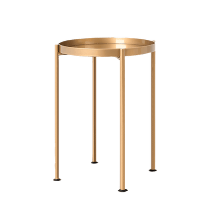 Tavolino laterale HANNA METAL - oro