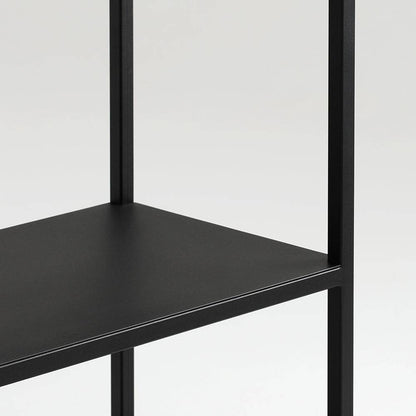 Libreria HYLLER METAL 150x75 - Nero