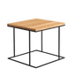 WALT 50 side table, oak veneer, black