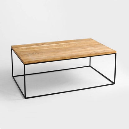 Couchtisch MEMO MASSIVHOLZ 100x60 Schwarz