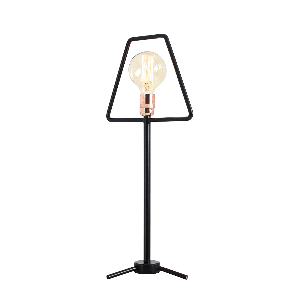 Lampada da Tavolo Firkant - Nero