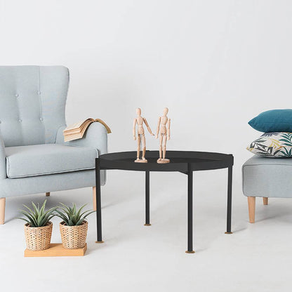 Couchtisch HANNA METAL 80 – Schwarz