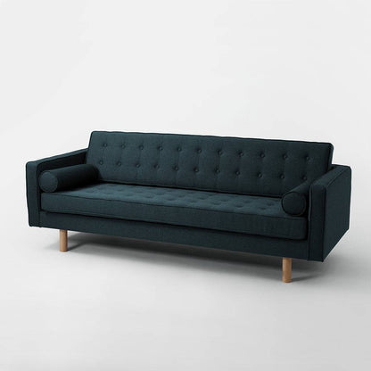 Divano Letto 3 Posti TOPIC WOOD, Deep Sea, Naturale