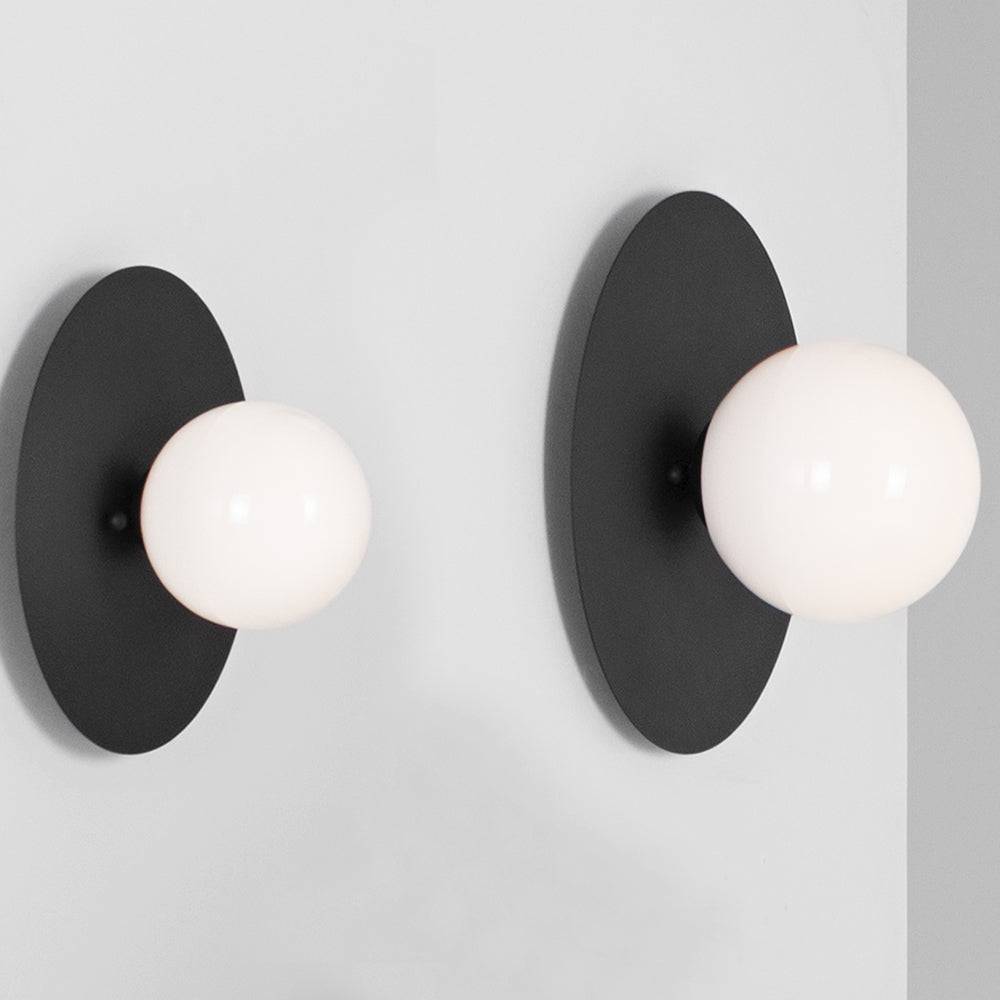 Lampada da Parete SKIVA BALL M nero