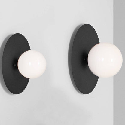 Lampada da Parete SKIVA BALL M nero