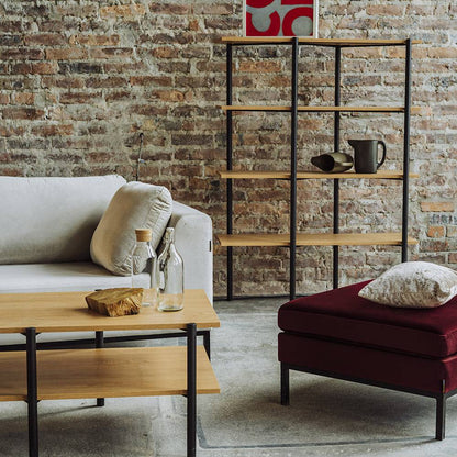 Tavolino RAVE BASIC 100x60 - quercia, nero