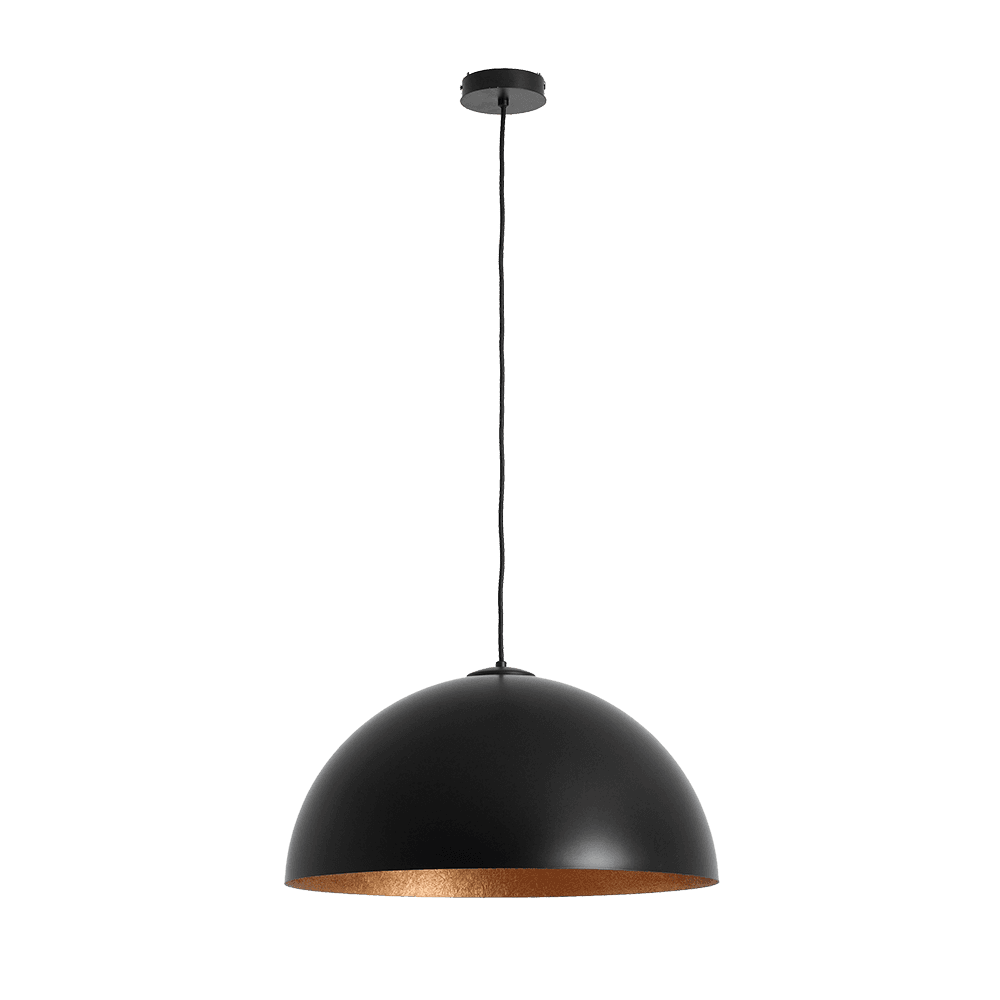 Plafoniera LORD 50 - Rame e Nero