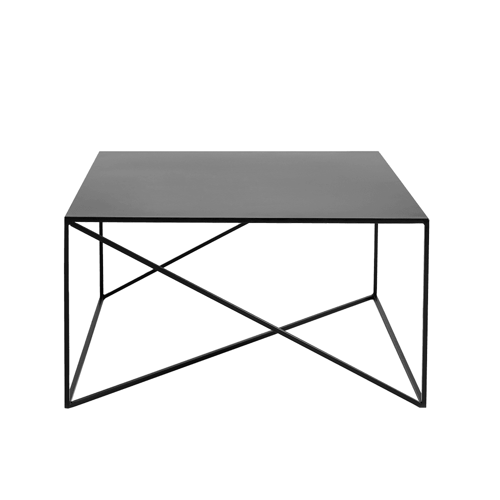 Tavolino MEMO METAL 80x80 Nero