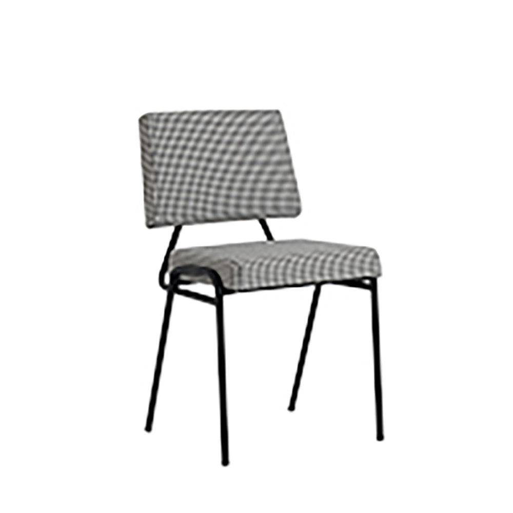 Sedia SIMPLE - pied de poule, nero
