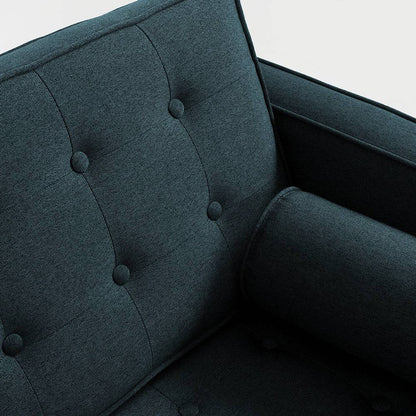Divano Letto 2 Posti TOPIC WOOD, Deep Sea, Naturale