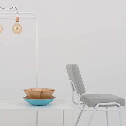 Sedia SIMPLE - platino, bianco