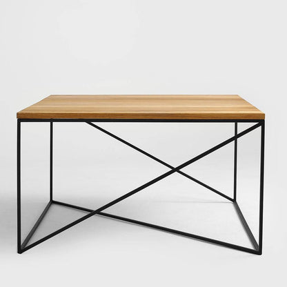 Tavolino MEMO legno massello 80, nero