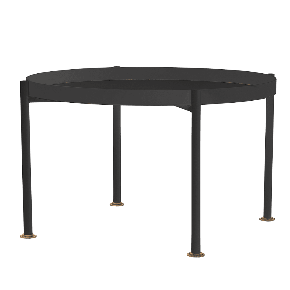 Couchtisch HANNA METAL 80 – Schwarz