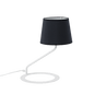 SHADE Table Lamp - Black Shade White Base