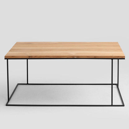 Couchtisch MEMO MASSIVHOLZ 100x60 Schwarz