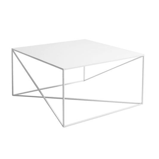 Tavolino MEMO METAL 100x100 Bianco
