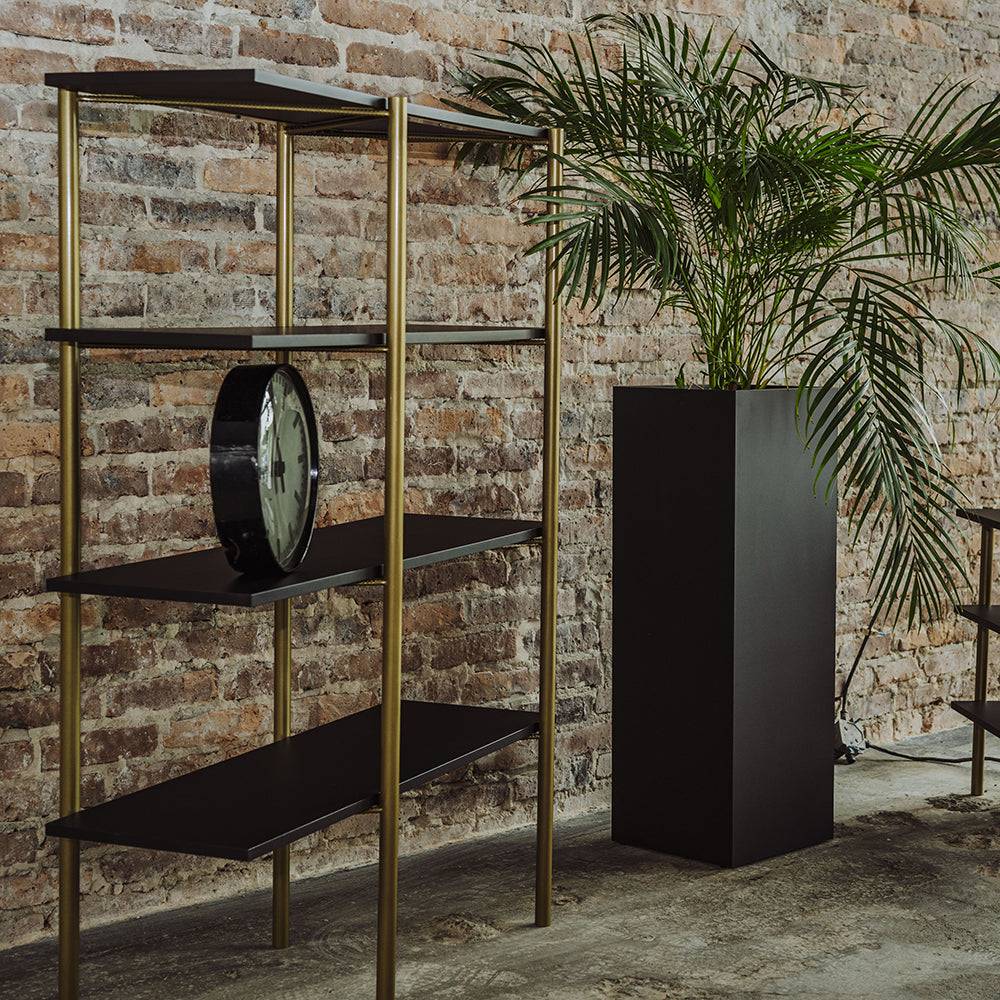 Scaffale RAVE BASIC 110 - nero e oro