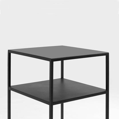 Tavolino Tensio 2 Floor Metal 30 - Nero