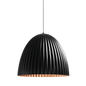 Hängeleuchte PLISSART L schwarz/Kupfer
