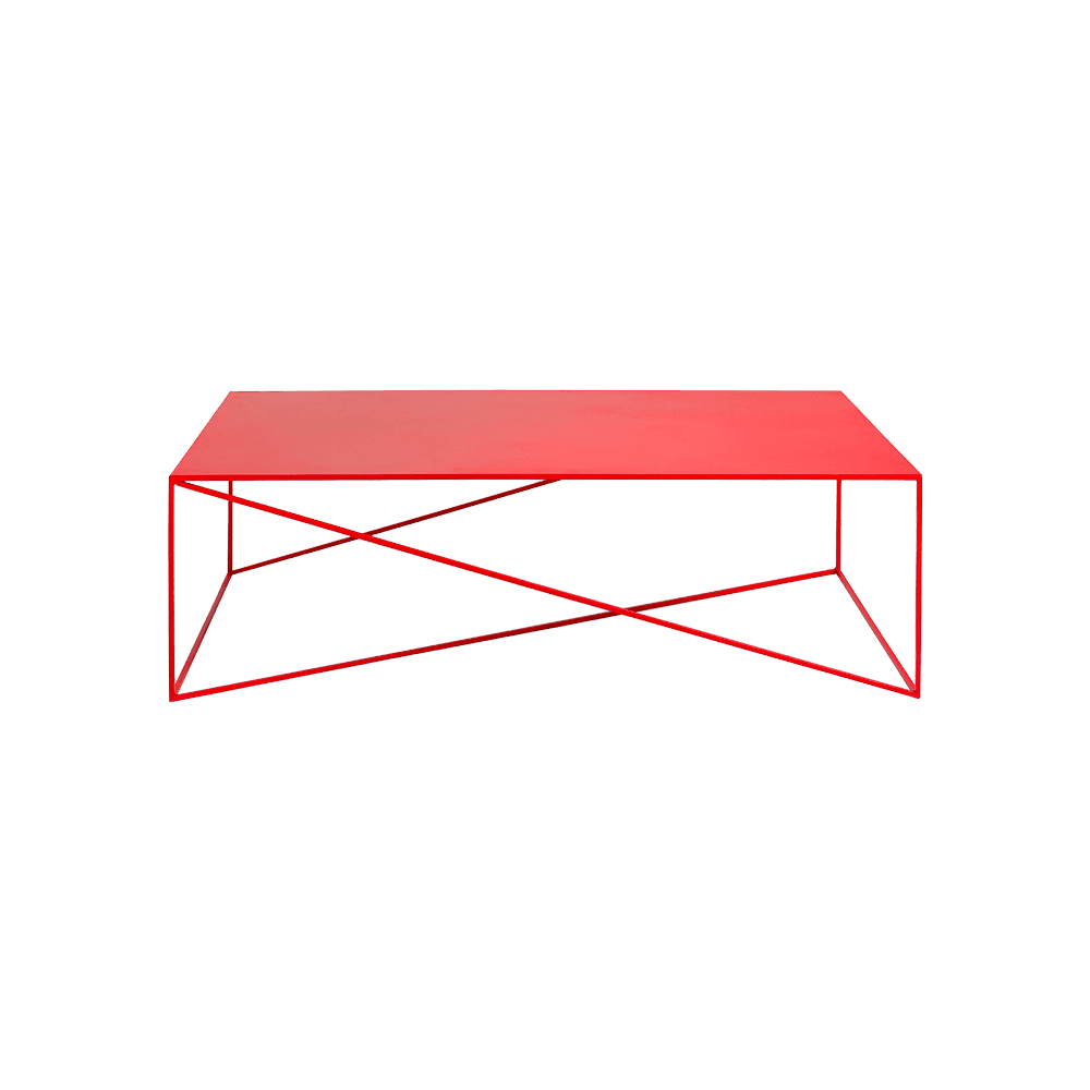 Tavolino MEMO METAL 140 Rosso