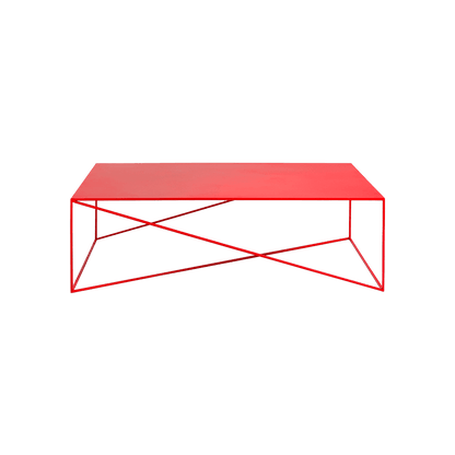 Tavolino MEMO METAL 140 Rosso