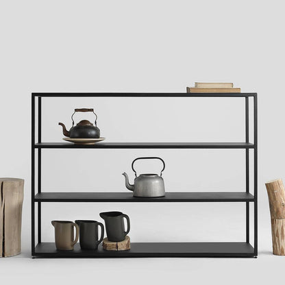 Libreria HYLLER METAL 150x110 - Nero