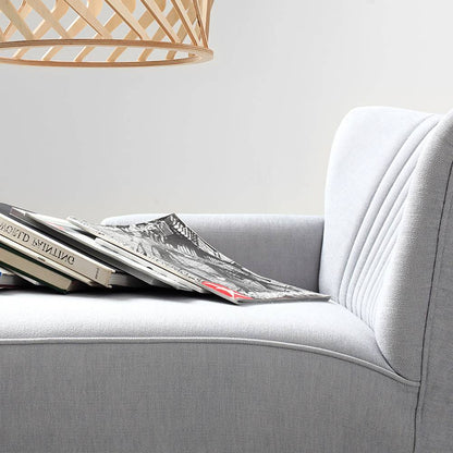 Chaise Lounge HARRY L - Polvere, naturale