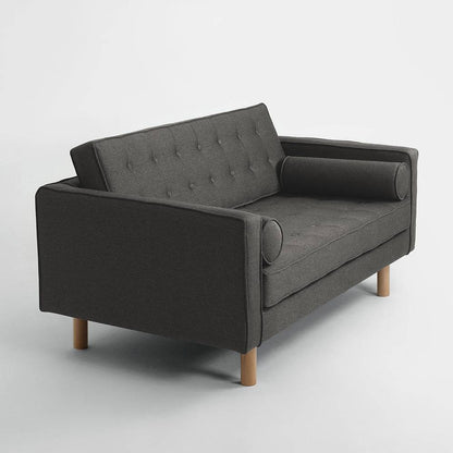 Schlafsofa 2-Sitzer TOPIC WOOD, Stahl, Natur