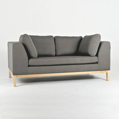 Divano 2 posti AMBIENT WOOD - kwarc, naturale