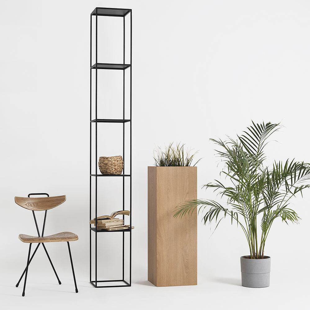 Libreria TENSIO PILLAR 230x30 - nero