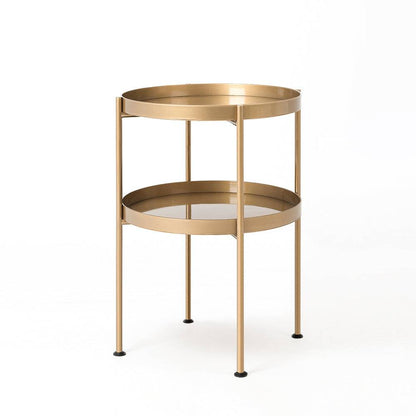 Beistelltisch HANNA METAL 40-2F - gold