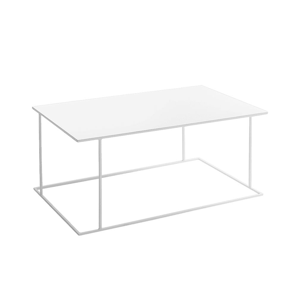 Couchtisch WALT METAL 100x60 Weiß
