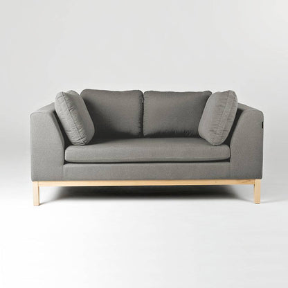Divano 2 posti AMBIENT WOOD - kwarc, naturale
