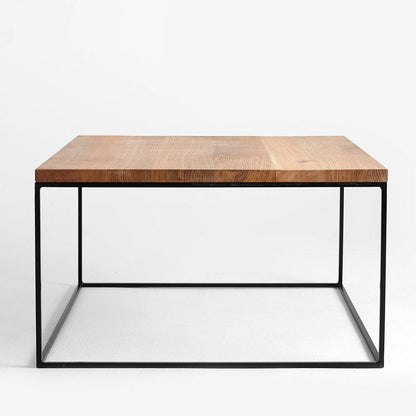 Couchtisch Tensio Massivholz 80 – Schwarz