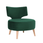 Armchair FLIPPIN - Avocado, natural