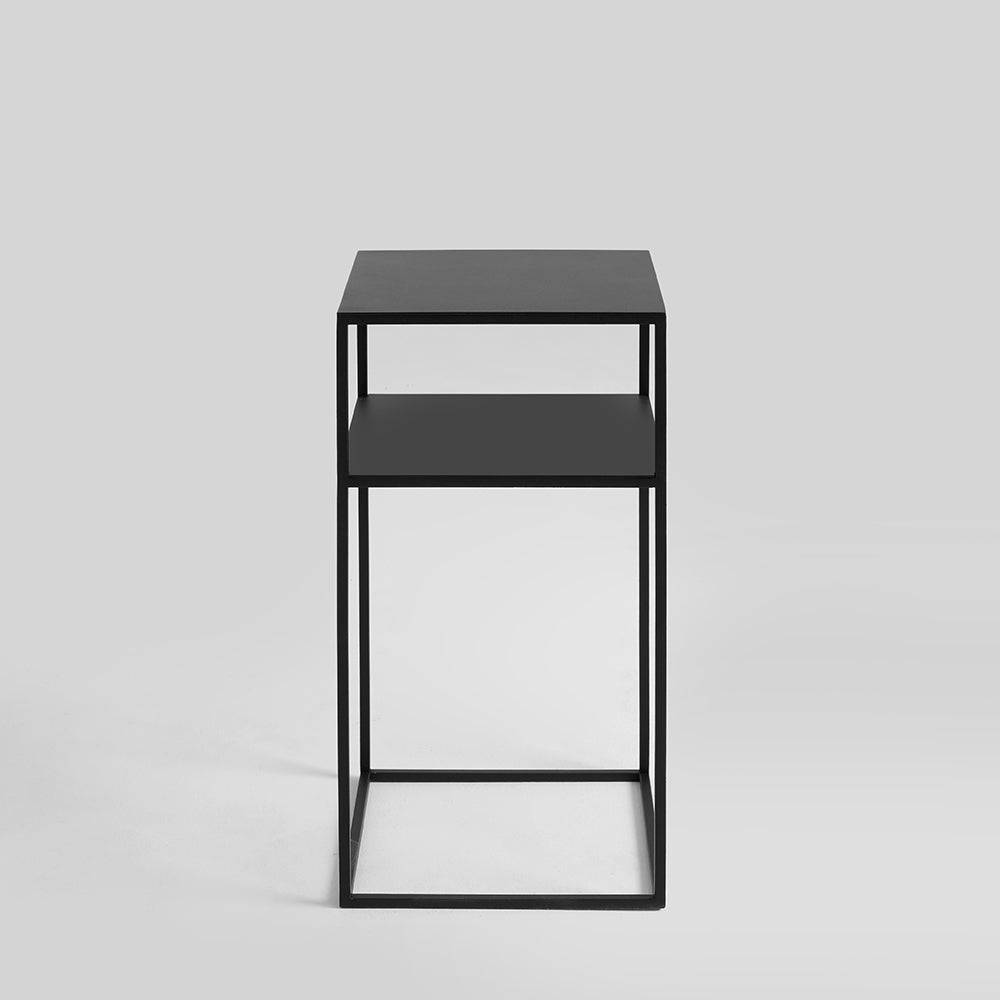 Tavolino Tensio 2 Floor Metal 30 - Nero