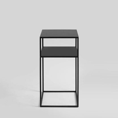Tavolino Tensio 2 Floor Metal 30 - Nero